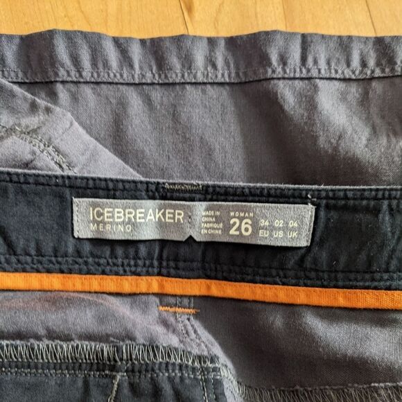 ICEBREAKER Merino Destiny Skirt charcoal grey size 2 @B4 - Picture 6 of 11